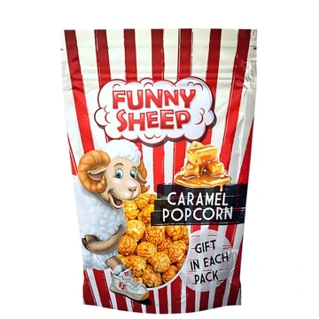 Popcorn w karmelu 100g FUNNY SHEEP (Ukraina)